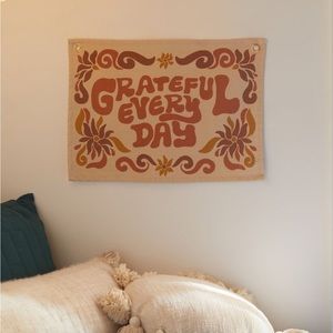 Urban Outfitters Sun Keep UO Exclusive Grateful Every Day Tapestry
